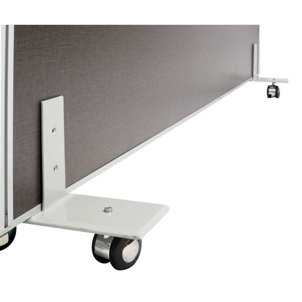 Image for RAPID SCREEN FREESTANDING FOOT WITH CASTORS GREY from Margaret River Office Products Depot